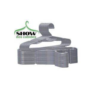 Kit 10 Cabides Gaúcho Juvenil Prata - 4210PT