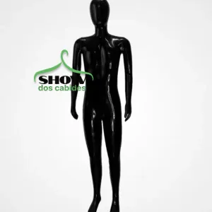 Maneq Masc Juvenil cara Ovo plast ABP base preto - 1207PA